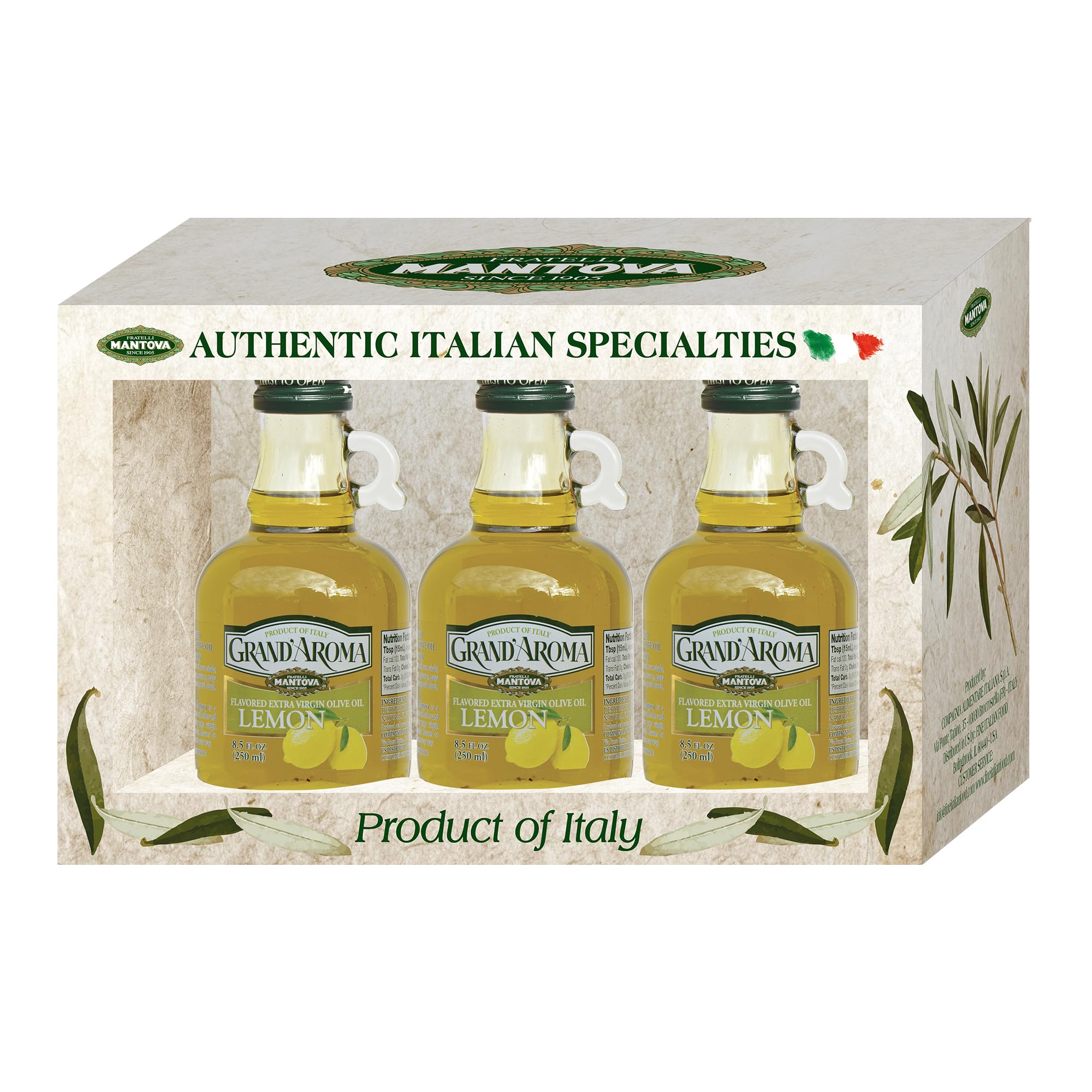 Amazon.com : Mantova Grand'Aroma Lemon Flavored Extra Virgin Olive